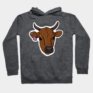 Jersey Cow Hoodie